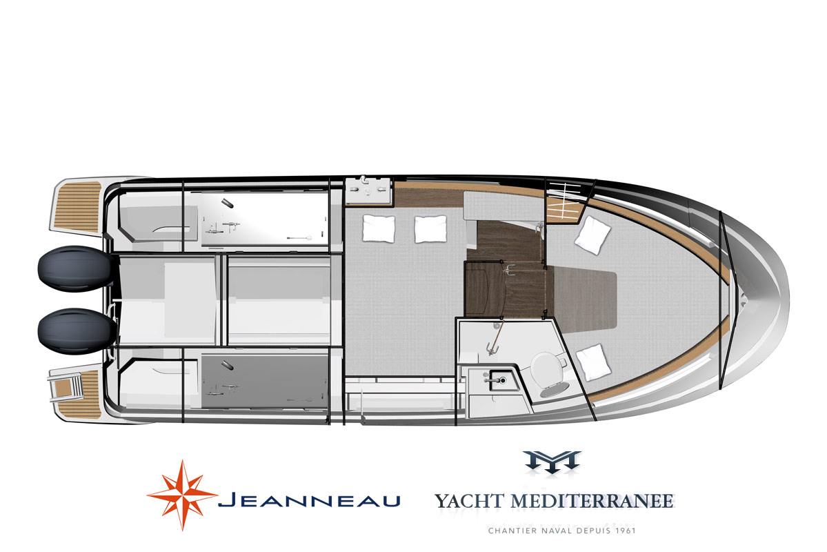 Bateau Hors bord Jeanneau Merry Fisher 895 Marlin – Yacht Méditerranée Marseille vente de bateaux neufs et occasions