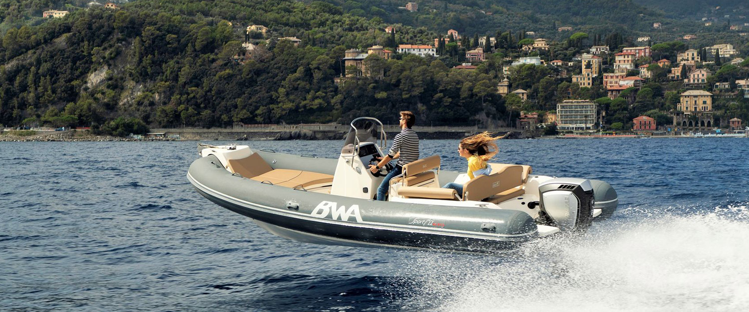 Semi rigide BWA Sport 22 GTO en vente chez Yacht Méditerranée Concessionnaire à Marseille