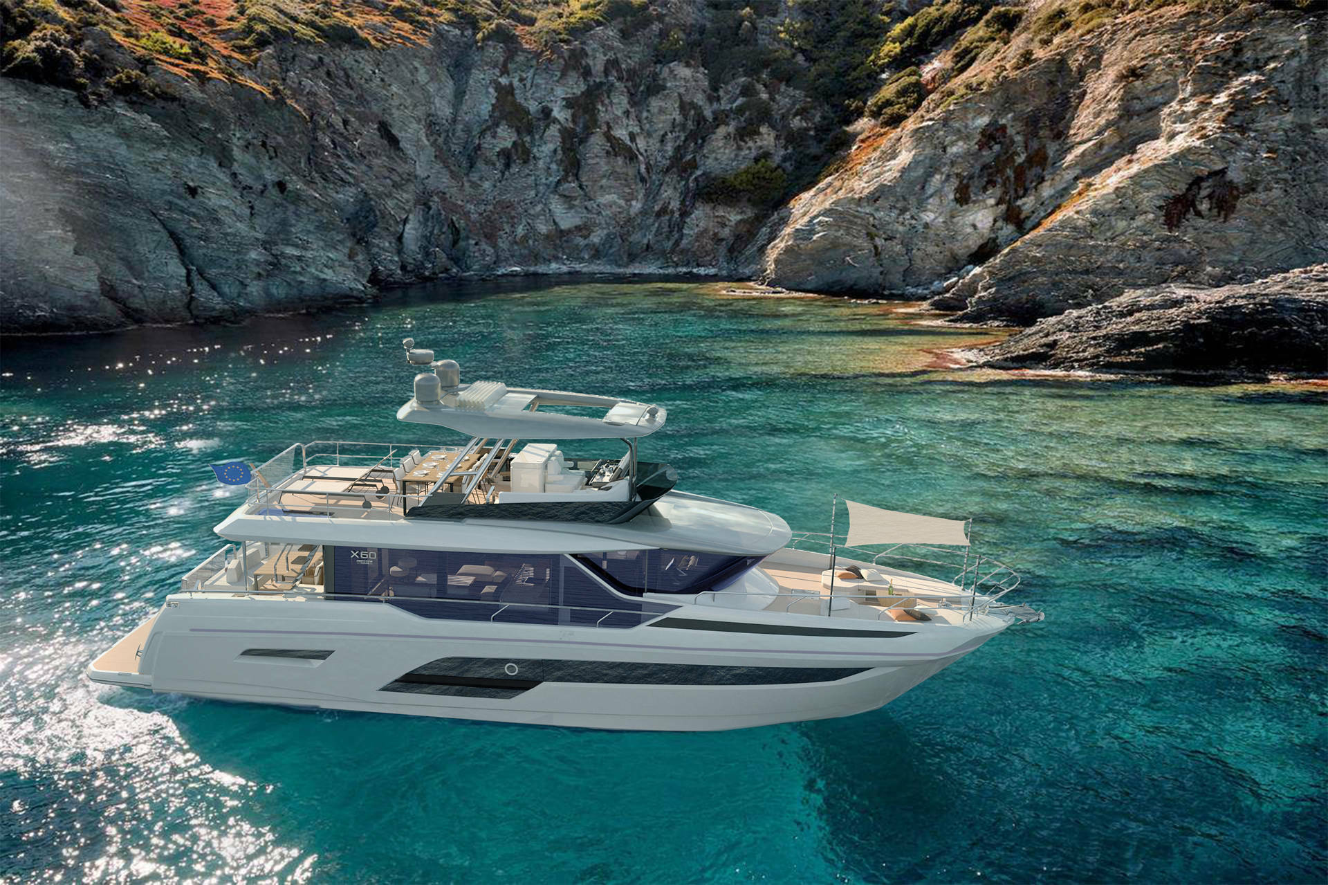 Yacht Prestige X-Line X60 - Luxury Yachts Marseille - Yacht Prestige X Line X60 Luxury Yachts Marseille