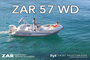Bateau semi-rigide Zar 57 wd - Yacht Méditerranée - Marseille