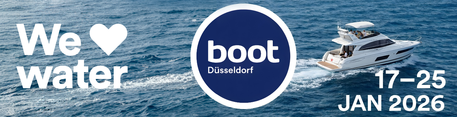 BOOT_Banner_1600 Le Boot de Düsseldorf 2026 - BOOT Banner 1600