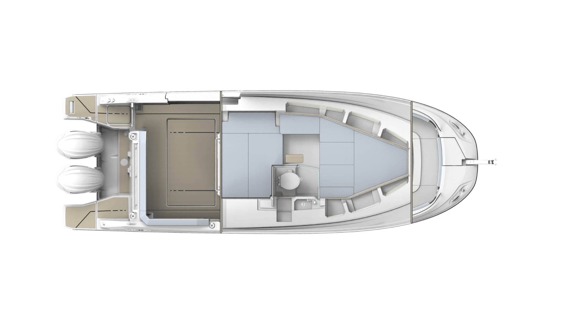 Cap Camarat 9.0 CC Série2 - 00012 Jeanneau Cap Camarat 9.0 CC Serie2 Yacht Mediterranee