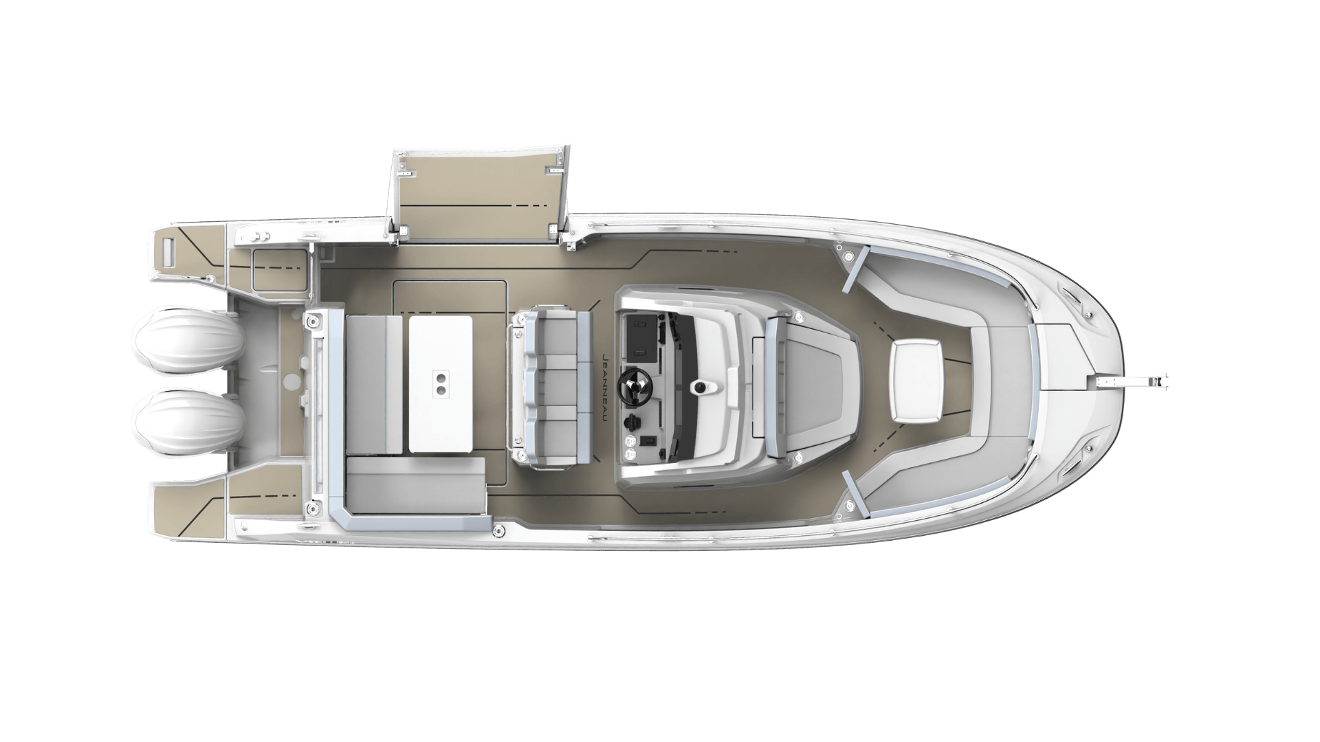 Cap Camarat 9.0 CC Série2 - 00014 Jeanneau Cap Camarat 9.0 CC Serie2 Yacht Mediterranee